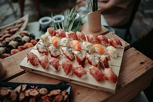 boda carmen de los chapiteles sushi