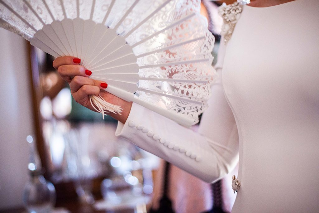 fotografo boda Granada abanico