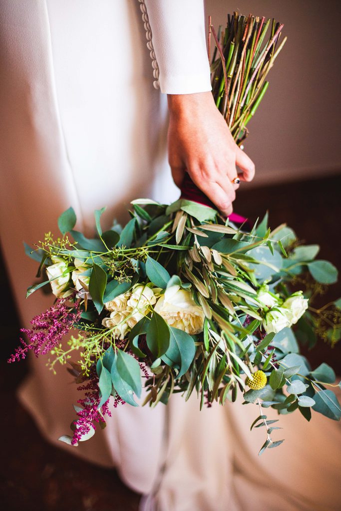 fotografo boda Granada ramo