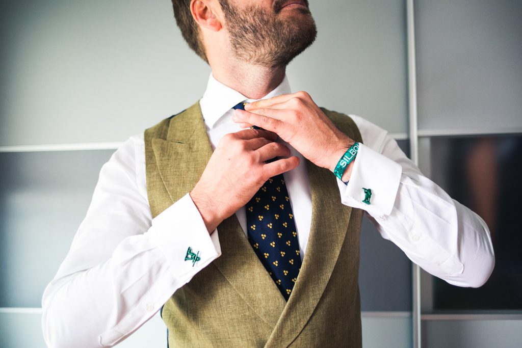 fotógrafo boda jaén corbata