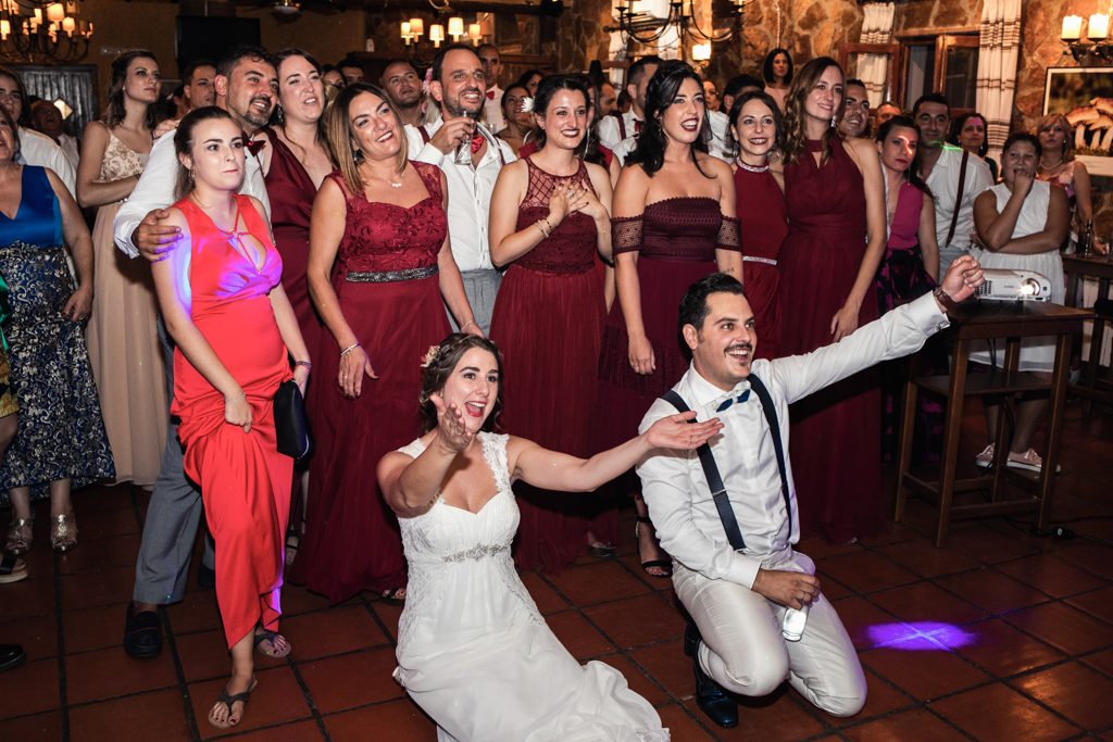 fiesta  boda cortijo rural